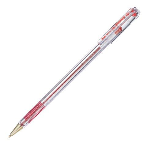 pentel-bk77m-superb-comfort-penna-a-sfera-1-0-mm-rosso-confezione-12-pz image 2