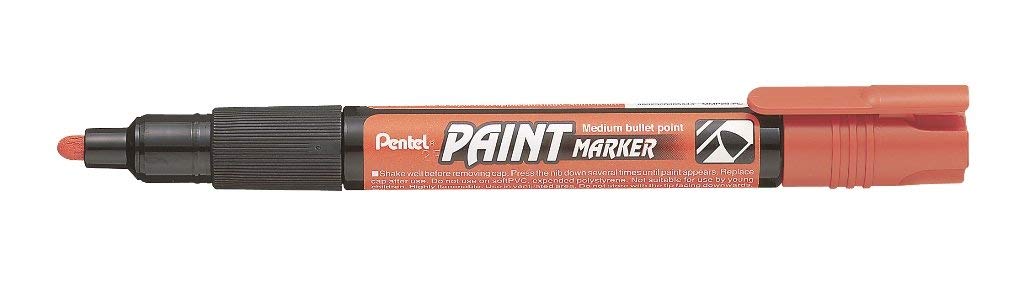 pentel-mmp20-paint-marker-vernice-permanente-arancione-3-0-mm image 1