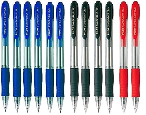 pilot-supergrip-penna-a-sfera-confezione-12-pz-6-blu-4-nere-2-rosse image 4