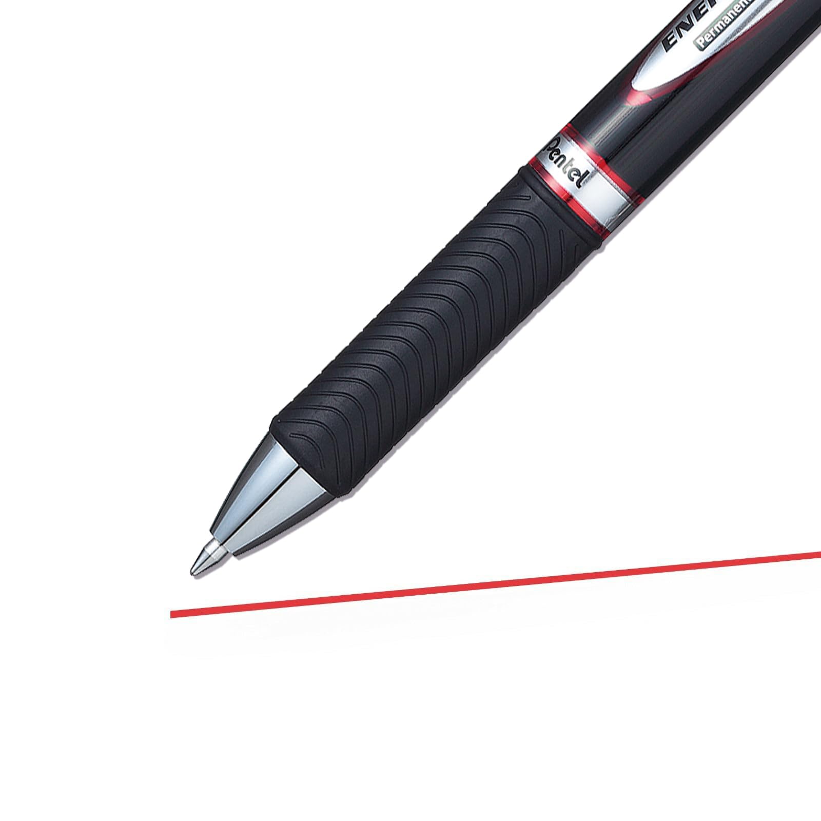 pentel-energel-blp77-roller-permanente-0-7-mm-rosso-confezione-12-pezzi image 7