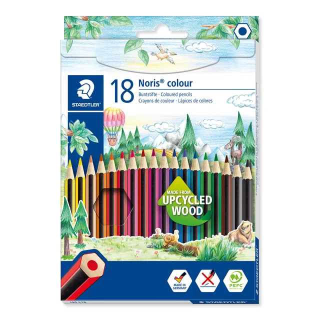 staedtler-noris-colour-wopex-astuccio-18-matite-colorate-assortite image 1