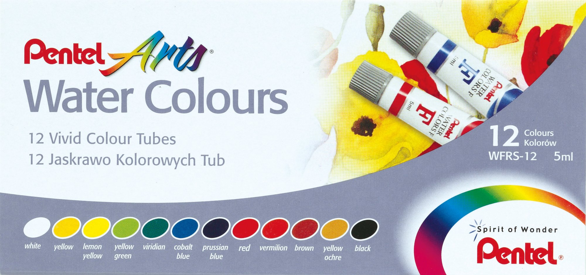 pentel-sunburst-wfrs2-12-acquerelli-in-tubo-12-colori image 4