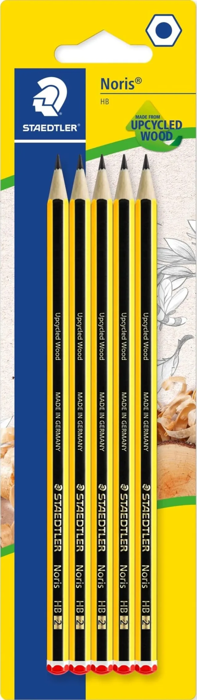 staedtler-noris-120-2bk5d-matite-hb-confezione-da-5-pezzi image 1