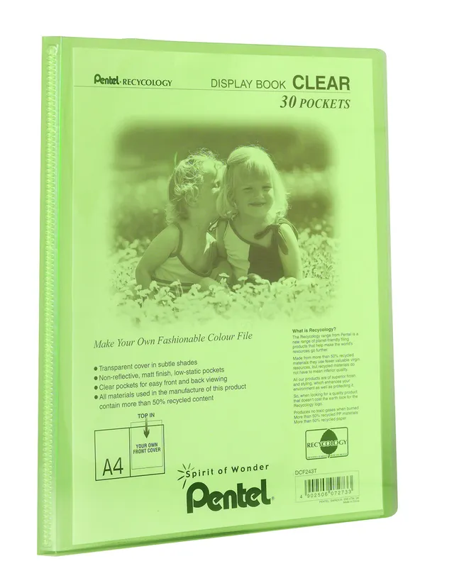 pentel-recycology-dcf243-portalistino-a4-verde-30-buste image 1