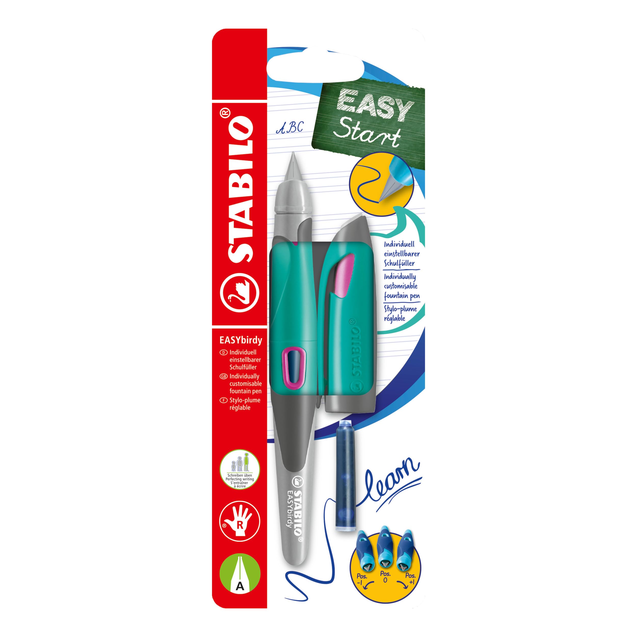 stabilo-easybirdy-penna-stilografica-ergonomica-bambini-7-anni image 1