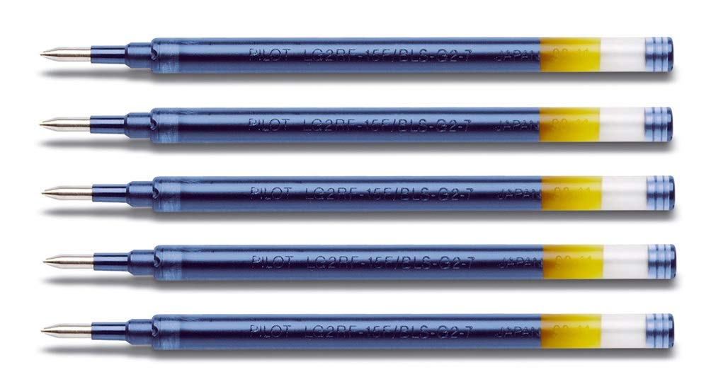 pilot-g2-bls-g2-7-set-5-ricariche-penna-gel-blu image 1