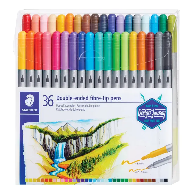 staedtler-3200-pennarelli-doppia-punta-36-colori-0-5-0-8-mm-e-3-0-mm image 1