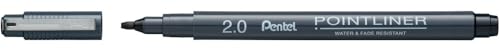 pentel-pointliner-s20p-fineliner-nero-2-0-mm-12-pezzi image 8