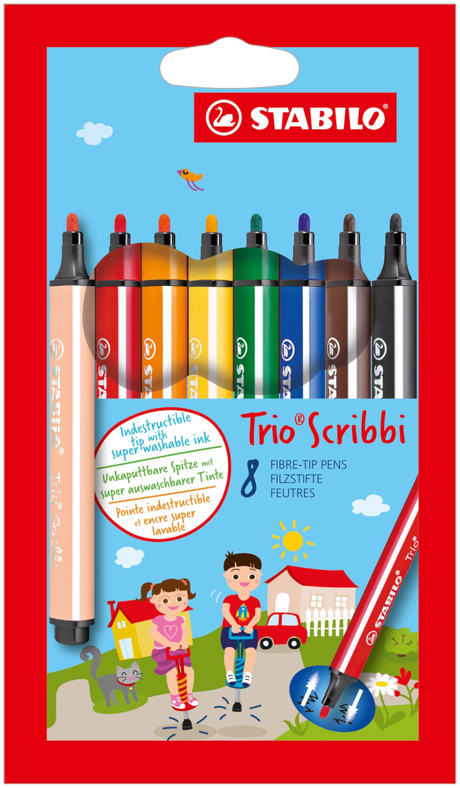 stabilo-trio-scribbi-pennarello-triangolare-punta-1-5-2-mm image 1