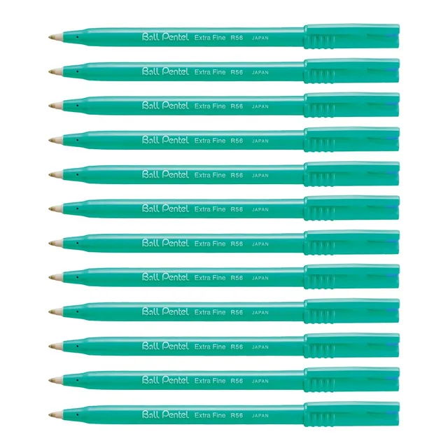 pentel-r56-rolling-writer-roller-punta-resina-blu-confezione-12-pezzi image 1