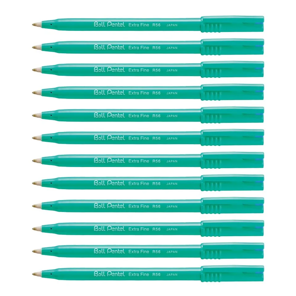 pentel-r56-rolling-writer-roller-punta-resina-blu-confezione-12-pezzi image 1