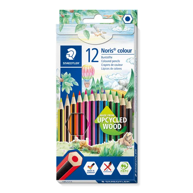 staedtler-noris-club-185-c12-matite-colorate-in-legno-set-12-colori image 1