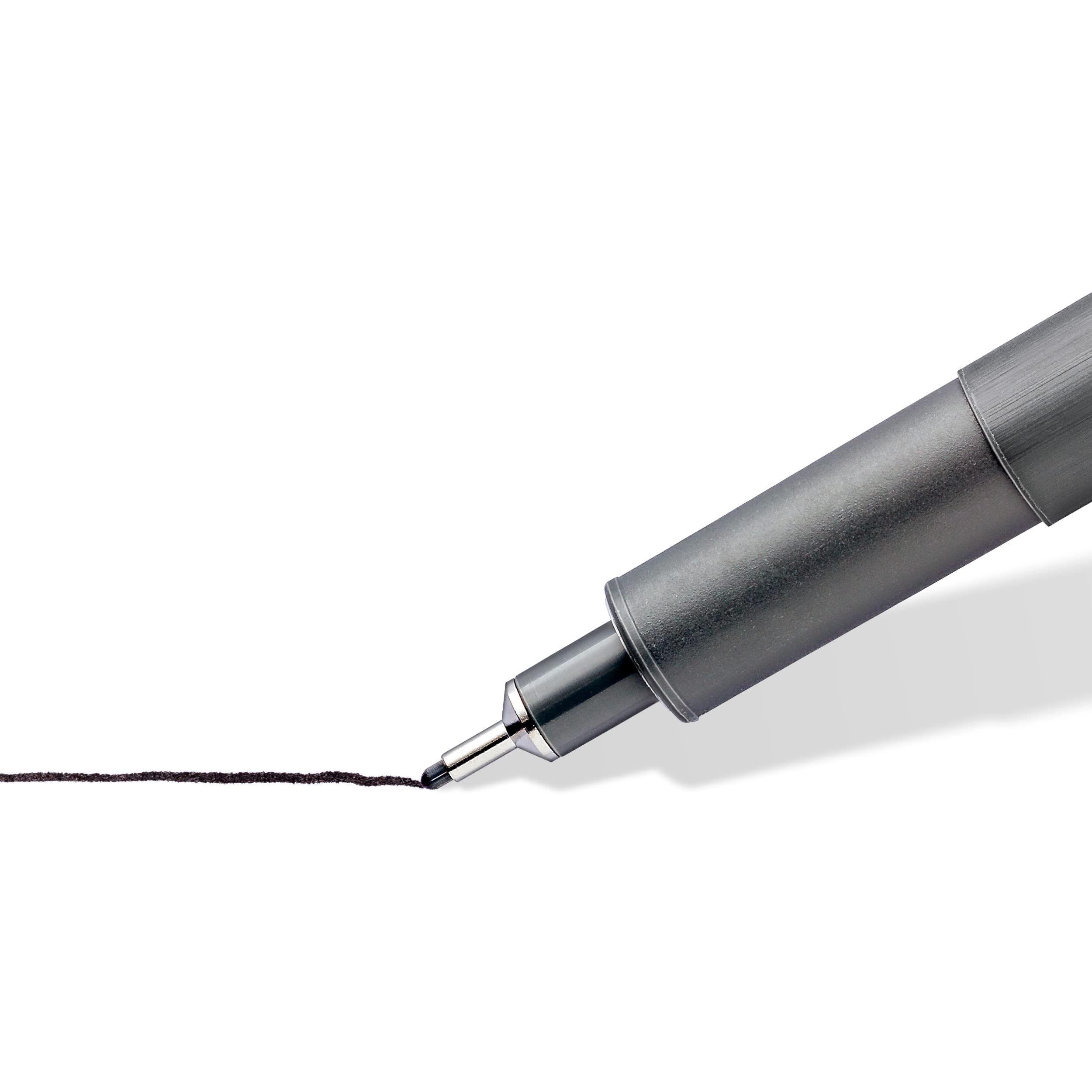 staedtler-pigment-liner-set-10-pezzi-7-neri-multilinea-3-colorati-0-3-mm image 4