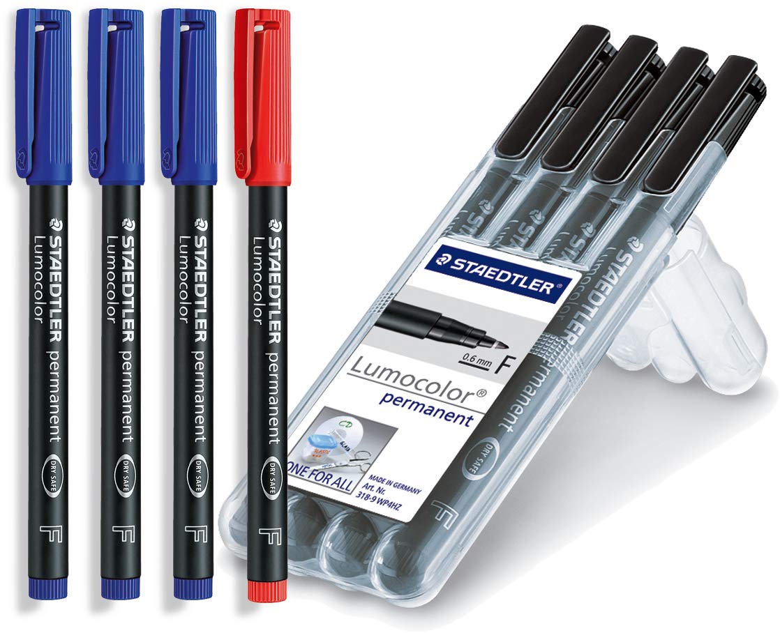 staedtler-lumocolor-318-penne-permanenti-nero-set-da-4-punta-fine-0-6-mm image 7