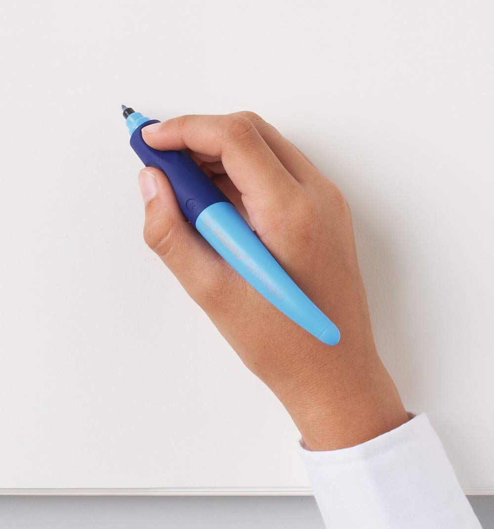 stabilo-easyoriginal-penna-roller-ergonomica-per-mancini-rosa-cartuccia-blu image 3