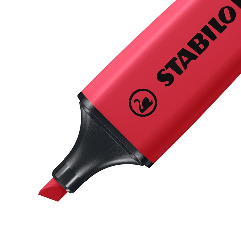 stabilo-boss-original-realred-evidenziatore-rosso-punta-a-scalpello-2-5-mm image 2