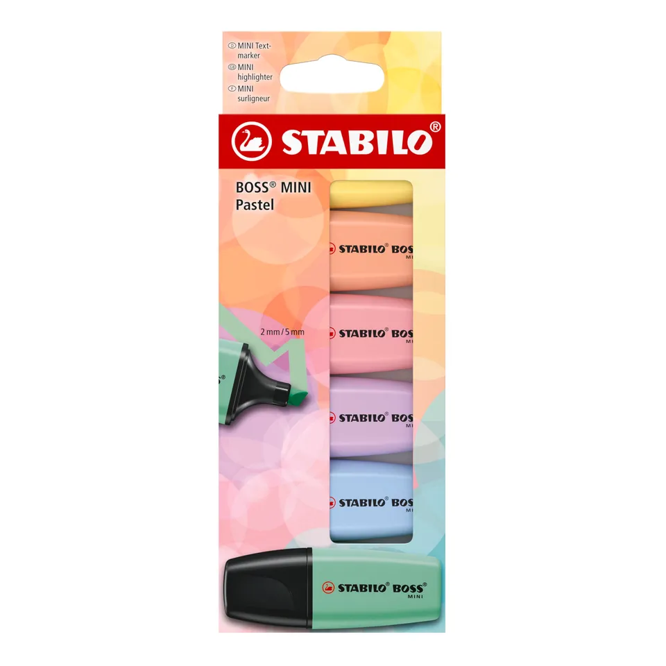 stabilo-boss-mini-pastel-evidenziatore-formato-tascabile image 1