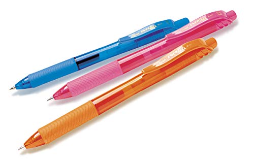 pentel-bl107-energel-x-roller-gel-a-scatto-0-7-mm-set-4-pz-arancio-rosa-azzurro- image 7