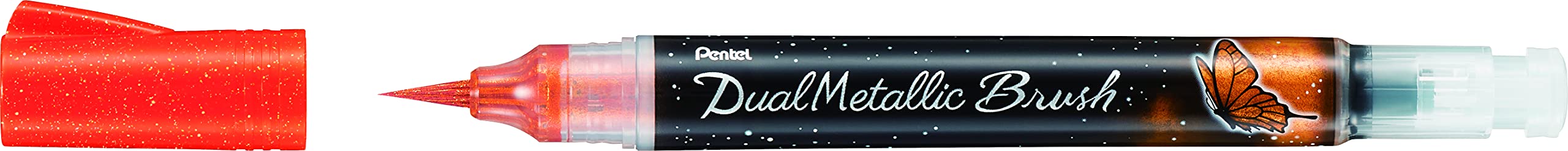 pentel-xgfh-dual-metallic-brush-pennello-arancio-giallo-metallizzato image 8
