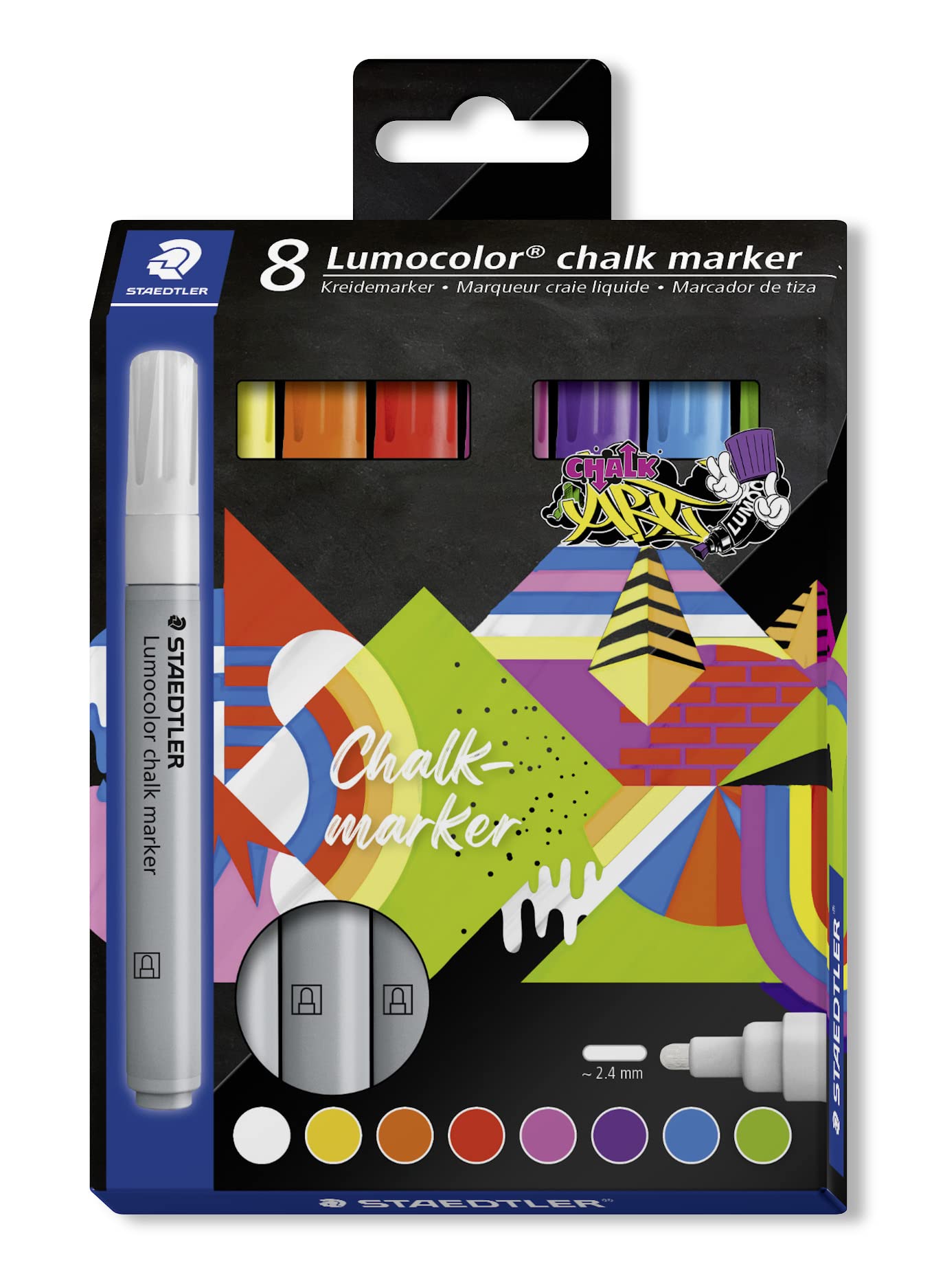 staedtler-lumocolor-349-c6-pennarelli-a-vernice-punta-2-4-mm-confezione-6-colori image 8
