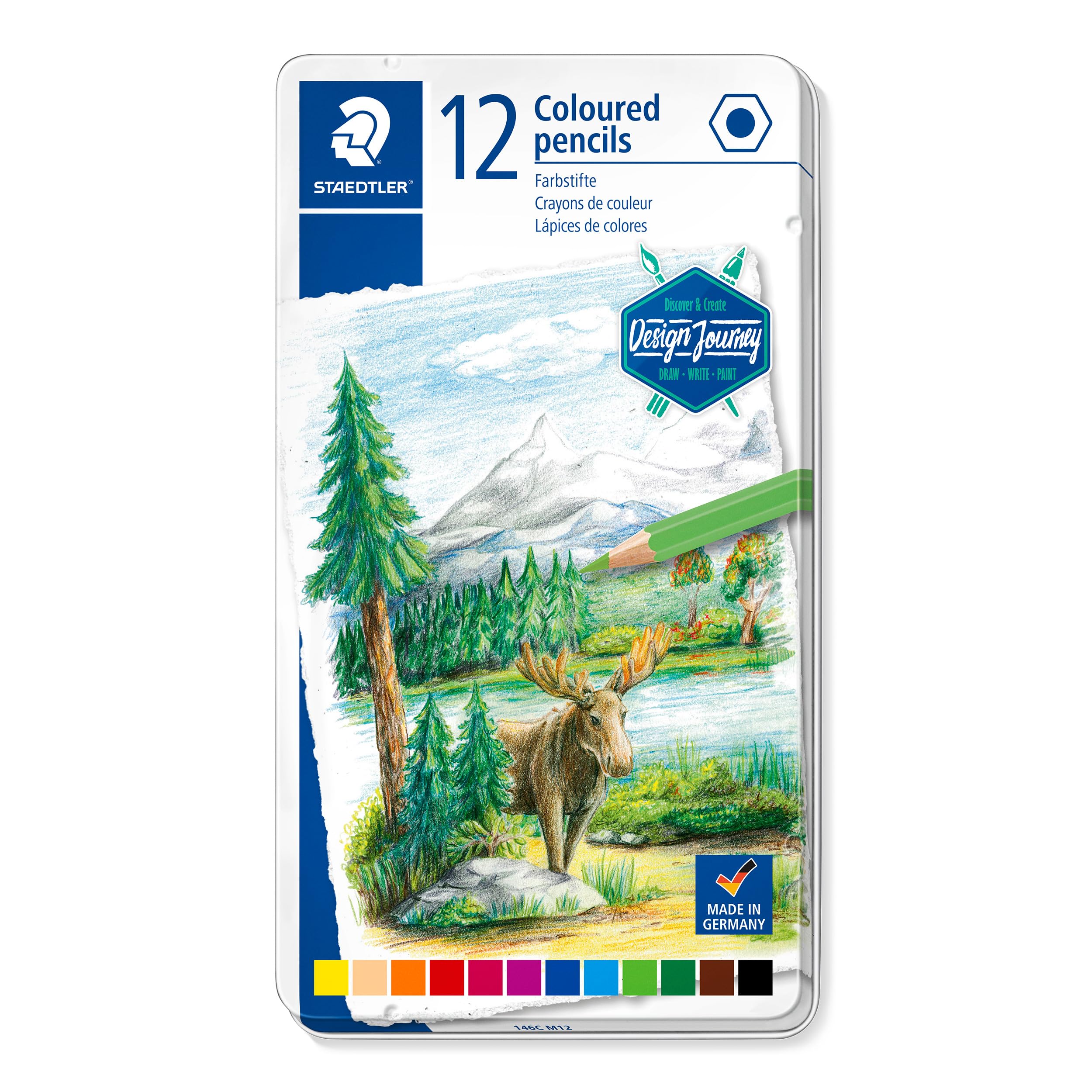 staedtler-146-c-design-journey-astuccio-12-matite-colorate-assortite image 8