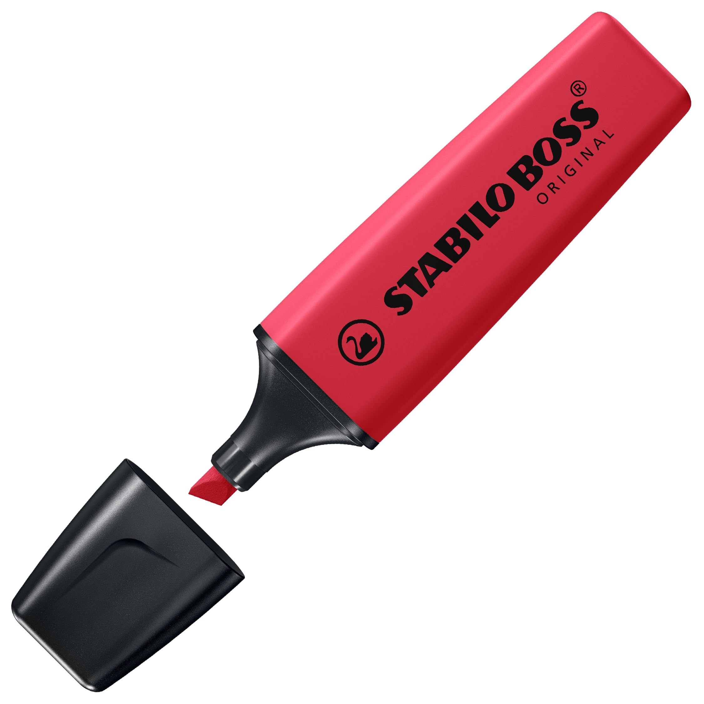 stabilo-boss-original-realred-evidenziatore-rosso-punta-a-scalpello-2-5-mm image 4