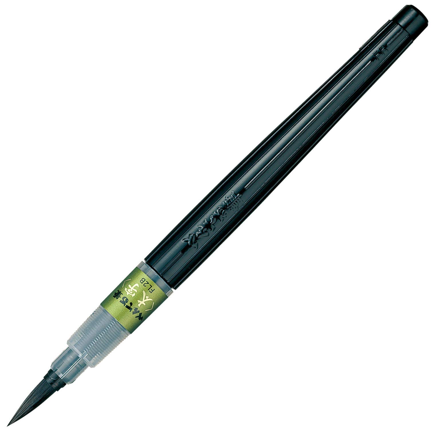 pentel-pocket-brush-fude-pen-pennarello-brush-ricaricabile-nero-punta-larga image 8