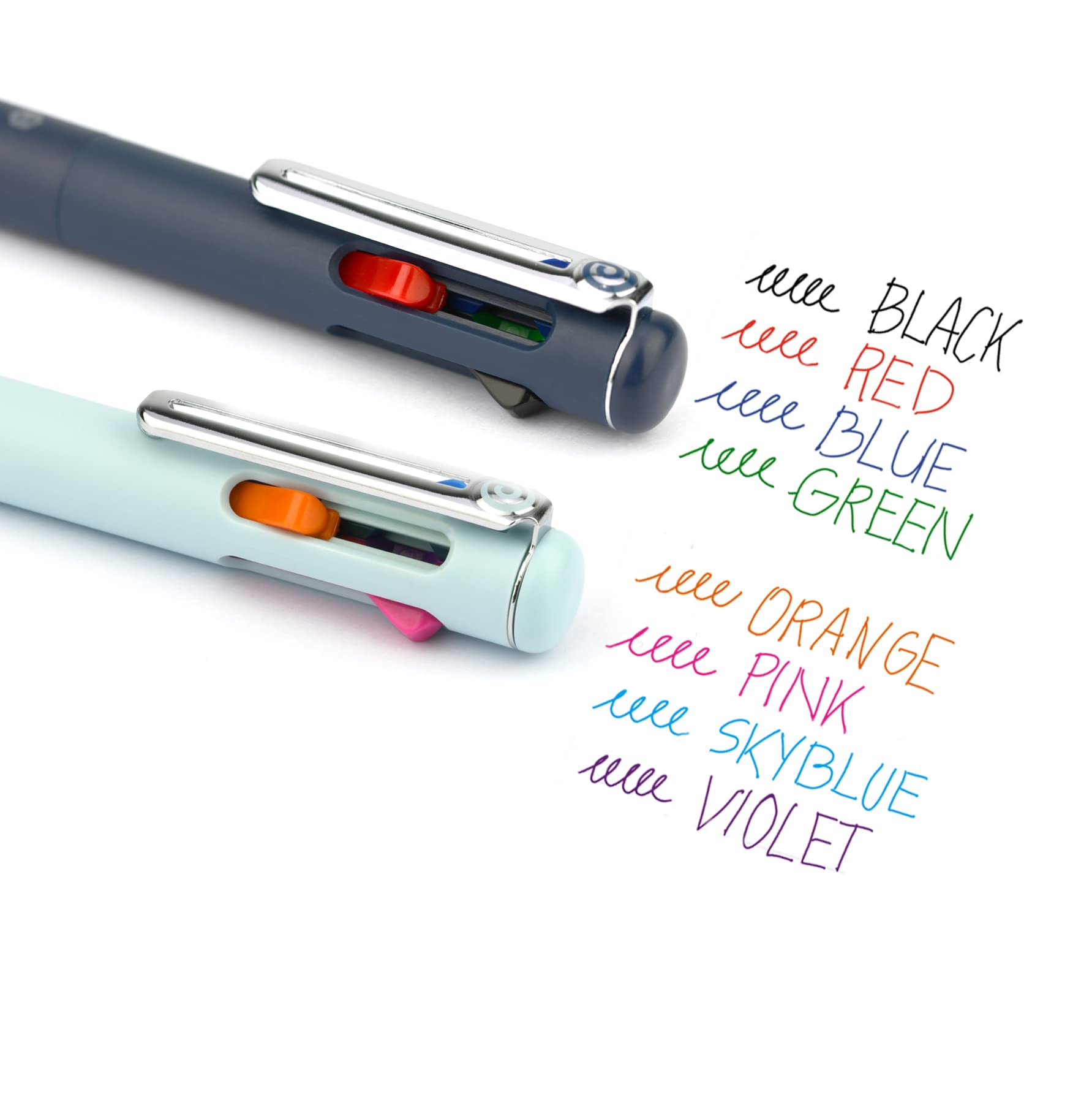 pentel-izee-bxc467-penna-a-sfera-4-colori-0-7-mm-nero-rosso-blu-verde image 6