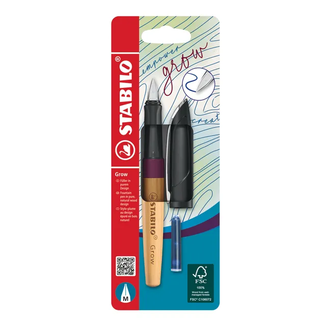 stabilo-grow-penna-stilografica-ecosostenibile-legno-fsc image 1