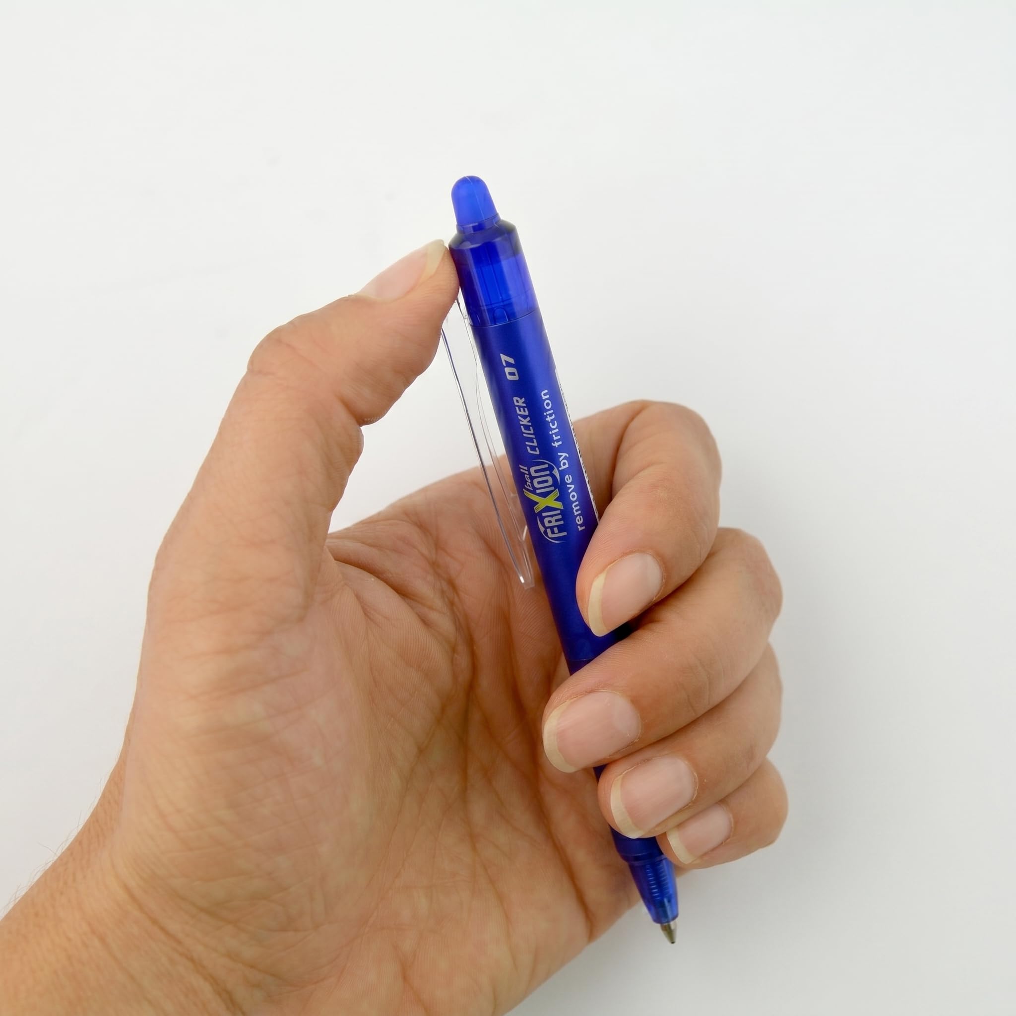 pilot-frixion-ball-clicker-07-penna-roller-cancellabile-blu-set-6-pezzi image 4