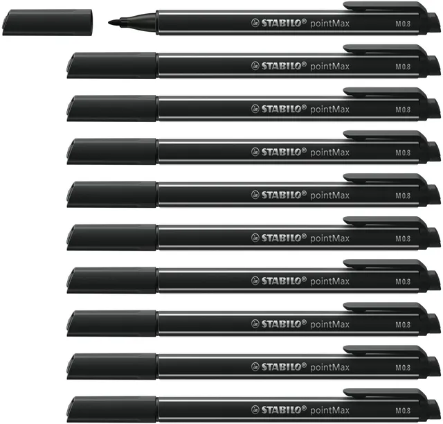 stabilo-pointmax-fineliner-premium-punta-0-8-mm-in-nylon image 1