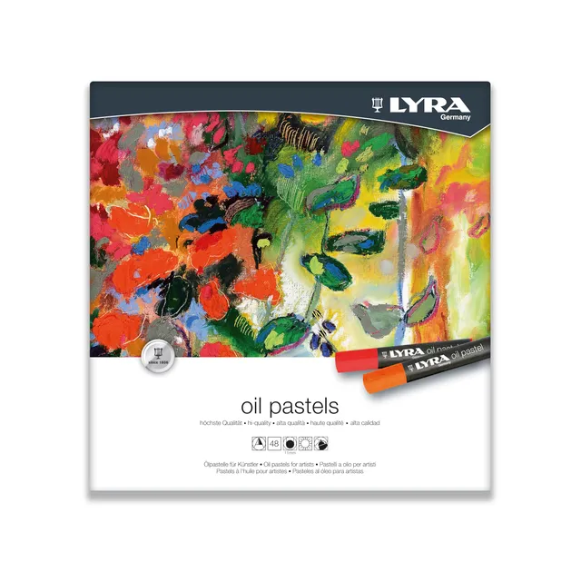 lyra-pastelli-a-olio-per-artisti-rotondi-11-mm-48-colori-assortiti image 1