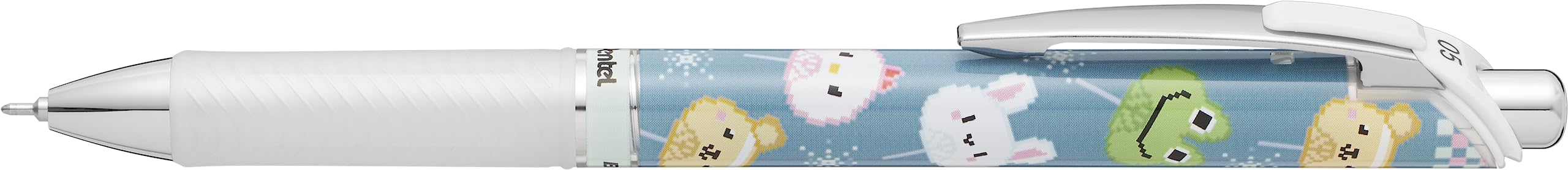 pentel-energel-kawaii-bln75-penna-a-scatto-blu-0-5-mm-2-refill image 2