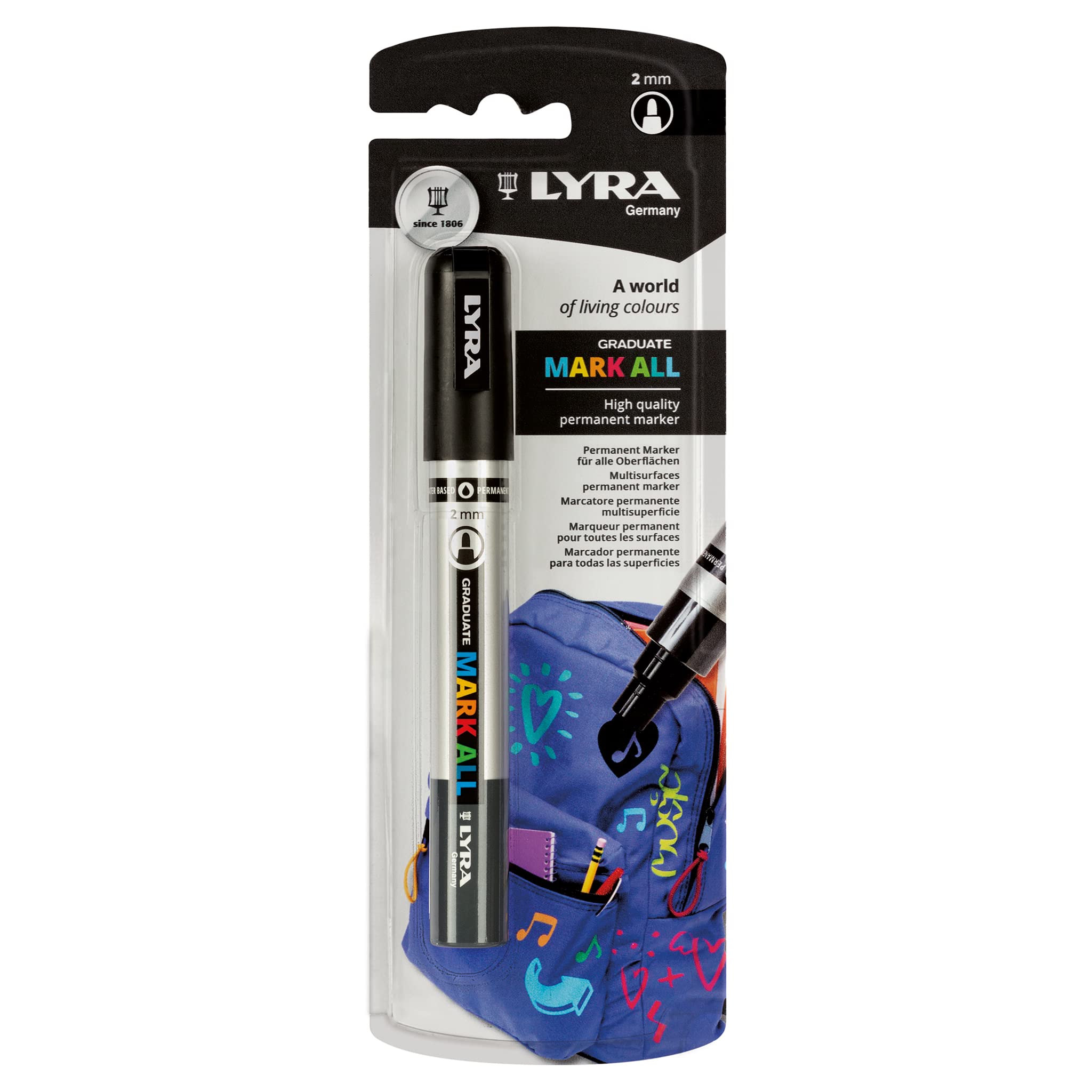 lyra-graduate-mark-all-marcatore-multisuperficie-2-mm-argento image 5