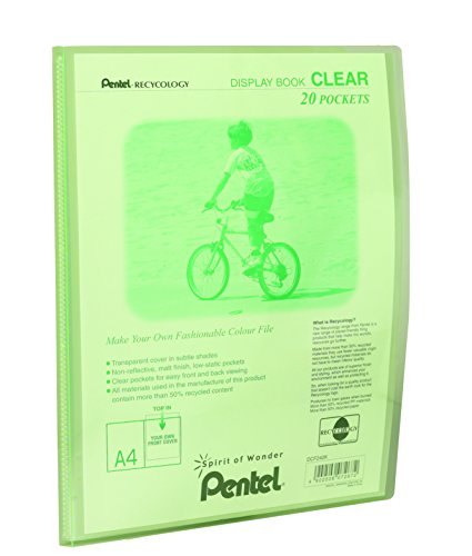 pentel-recycology-dcf242-portalistino-a4-20-buste-verde-limone image 5