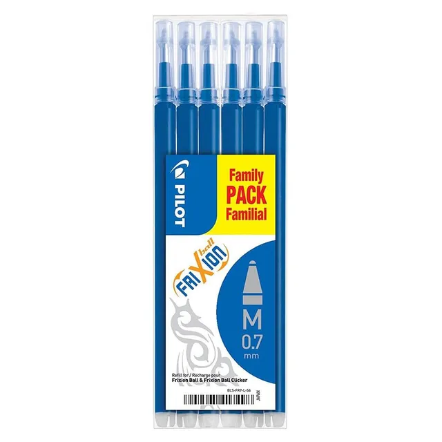 pilot-frixion-ball-set-3-penne-3-ricariche-gel-blu-punta-0-7-mm image 1