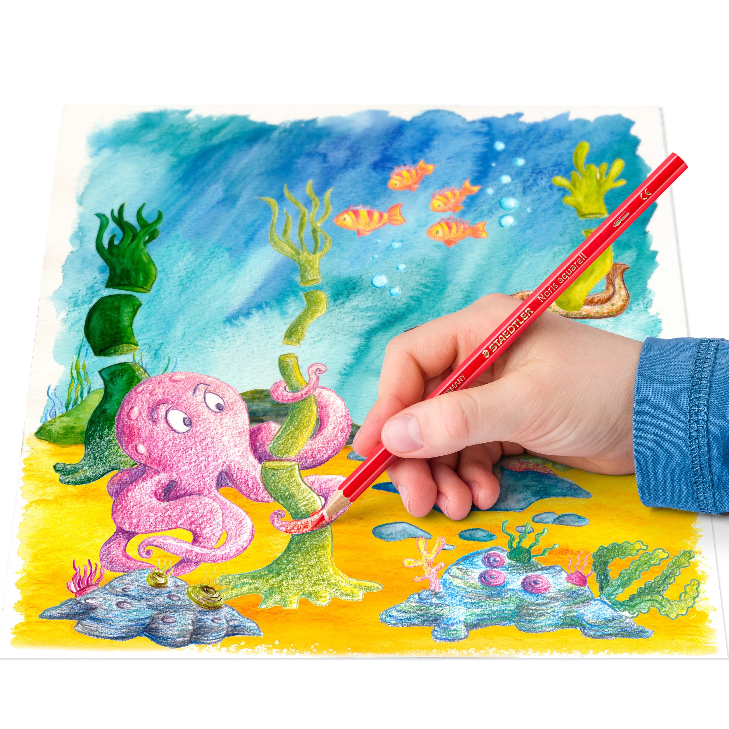 staedtler-noris-club-aquarell-144-10nc12-set-12-matite-acquerellabili-pennello image 5