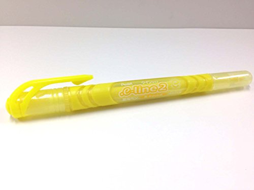 pentel-slw10-e-line2-evidenziatore-doppia-punta-giallo-10-pezzi image 6