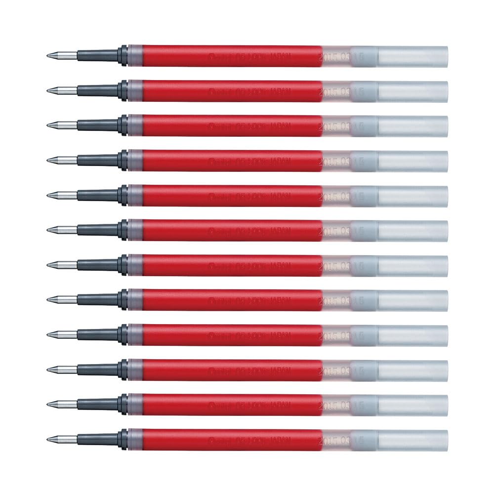pentel-energel-permanent-lrp7-refill-0-7-mm-rosso-12-pz image 2