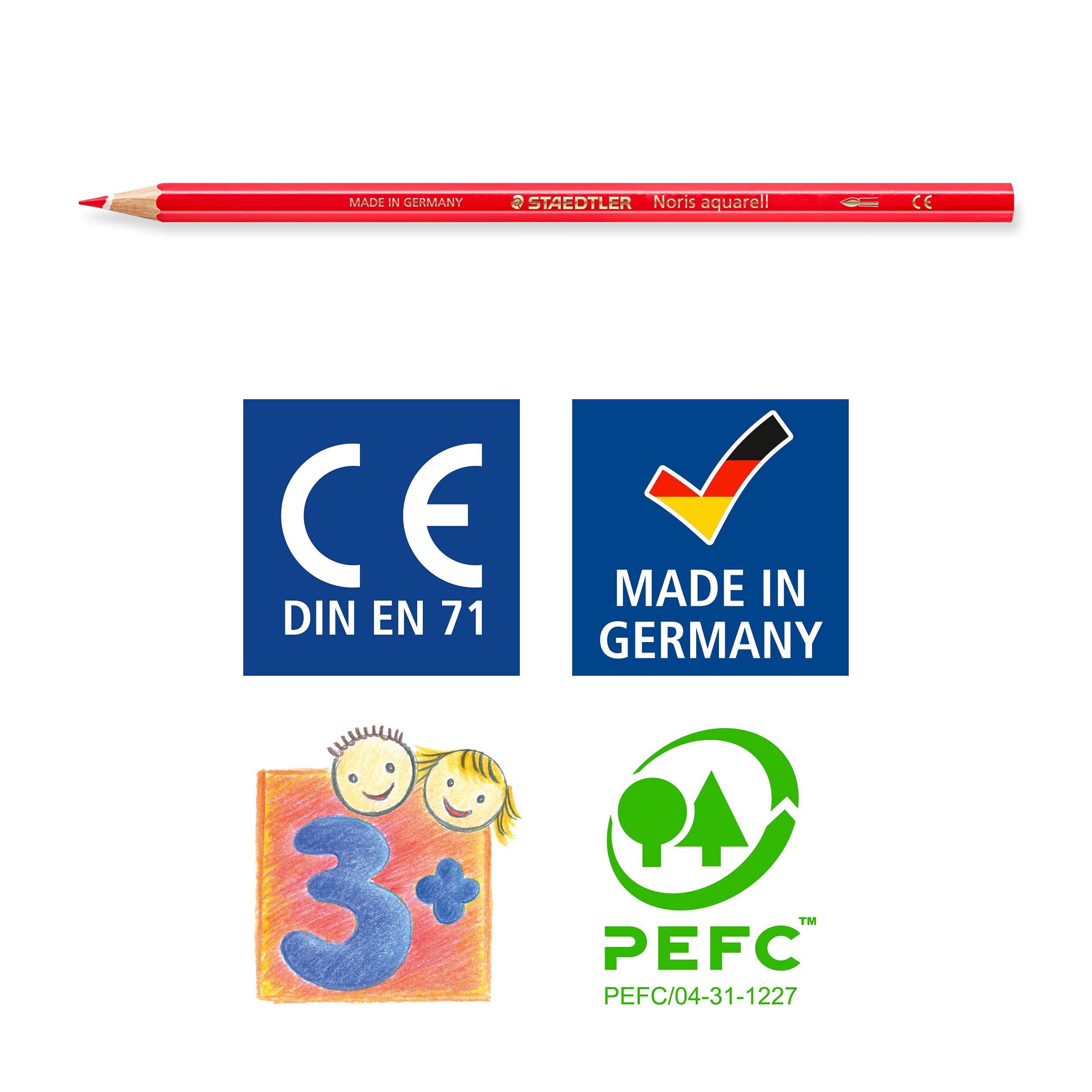 staedtler-noris-club-aquarell-144-10nc12-set-12-matite-acquerellabili-pennello image 6