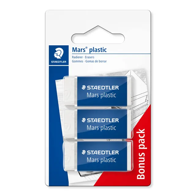 staedtler-mars-plastic-526-53-gomme-per-matita-e-disegno-set-da-3-pezzi image 1