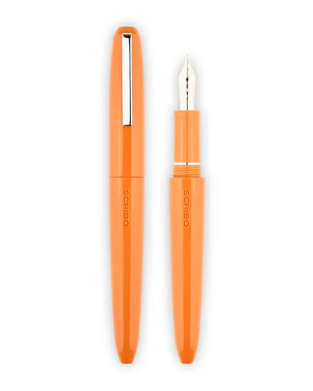 scribo-piuma-levante-penna-stilografica-arancione image 1