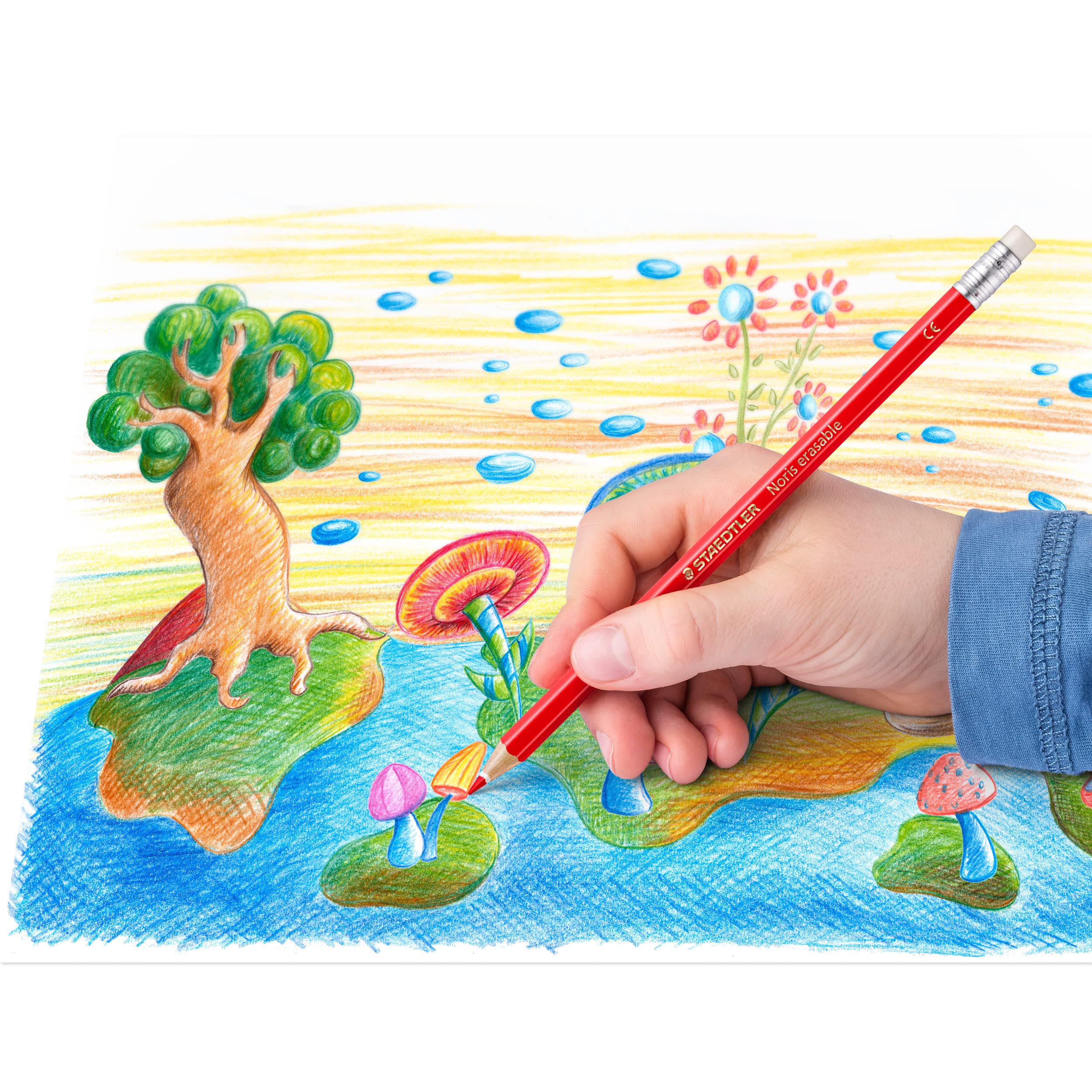 staedtler-noris-144-matite-colorate-cancellabili-24-colori-esagonali image 4