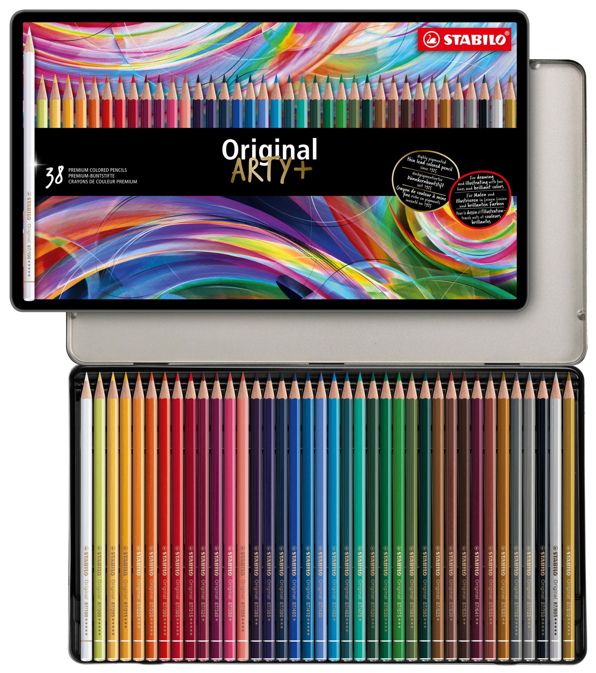 stabilo-original-matita-colorata-premium-mina-2-5-mm-parzialmente-acquerellabile image 1