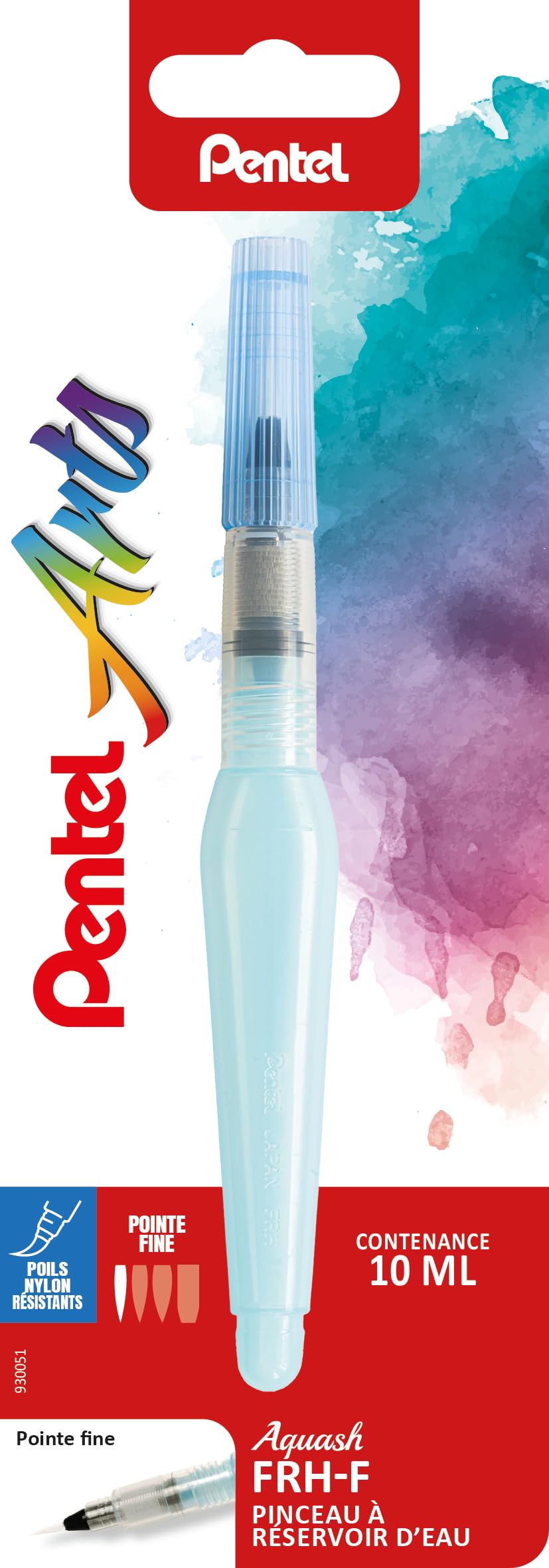 pentel-xfrh-aquash-water-brush-pennello-con-serbatoio-punta-fine image 2