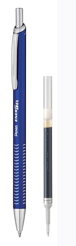 pentel-energel-metal-slim-bln447-penna-gel-a-scatto-nera-con-refill-omaggio image 3