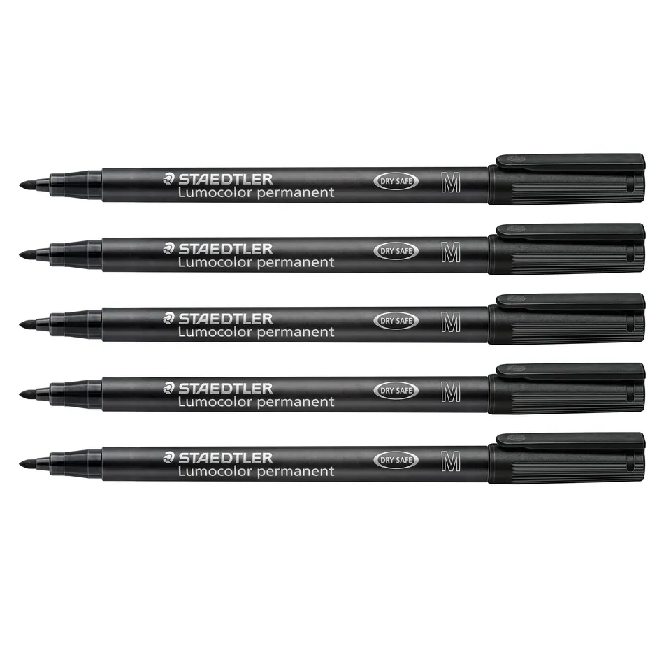 staedtler-pennarello-permanente-nero-1-0-mm-impermeabile-ricaricabile image 1