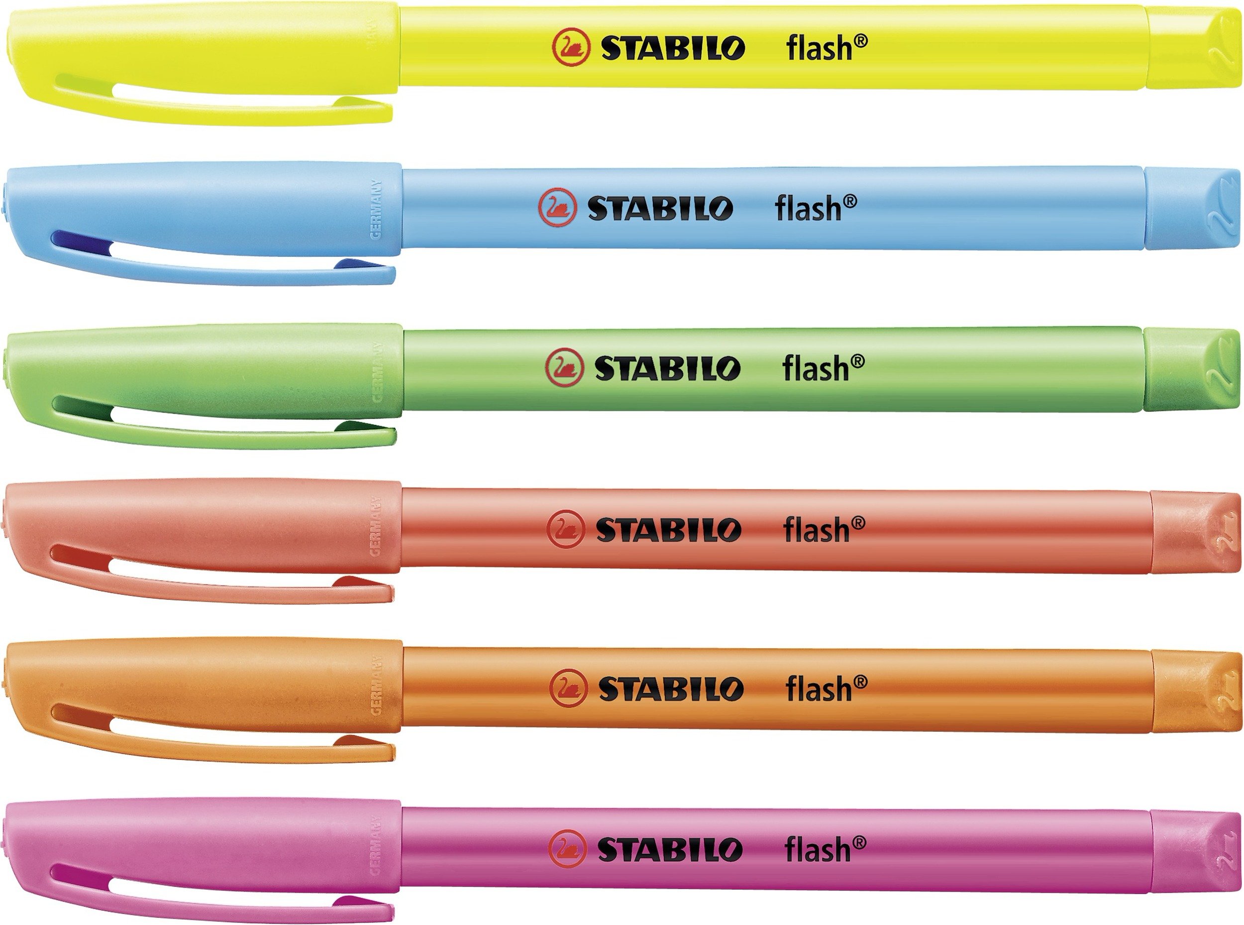 stabilo-flash-evidenziatore-tascabile-con-clip-tratto-1-4-mm image 2