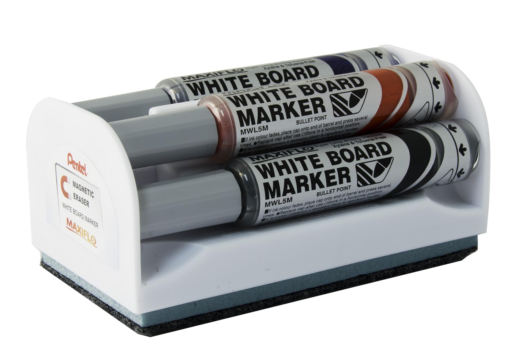 pentel-maxiflo-mwl5m-marcatore-per-lavagne-bianche-punta-6-0-mm-set-4-pezzi-nero image 7
