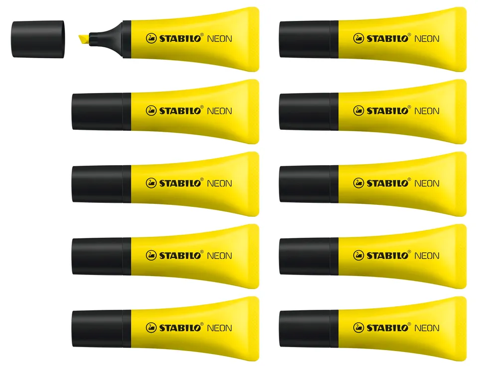 stabilo-neon-evidenziatore-punta-2-5-mm-5-colori-fluorescenti image 1